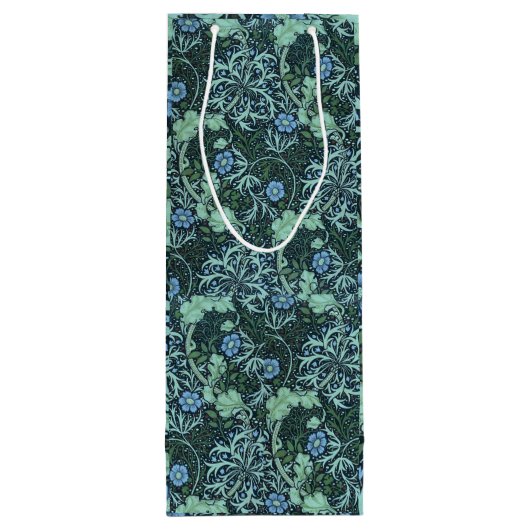 William Morris Seaweed Pattern Wijn Cadeautas (Achterkant)