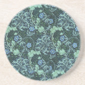 William Morris Seaweed Pattern Zandsteen Onderzetter (Voorkant)