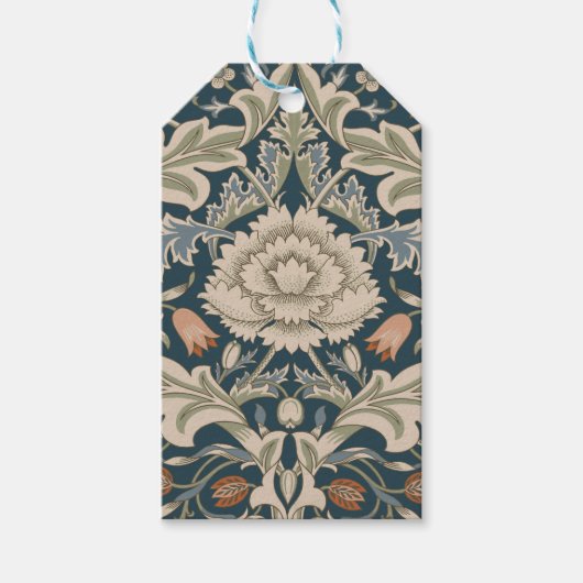 William Morris Severn Bloementuin Bloemen Classic Cadeaulabel (Voorkant)