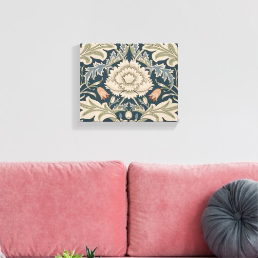 William Morris Severn Bloementuin Bloemen Classic Canvas Afdruk (Insitu (Woonkamer))
