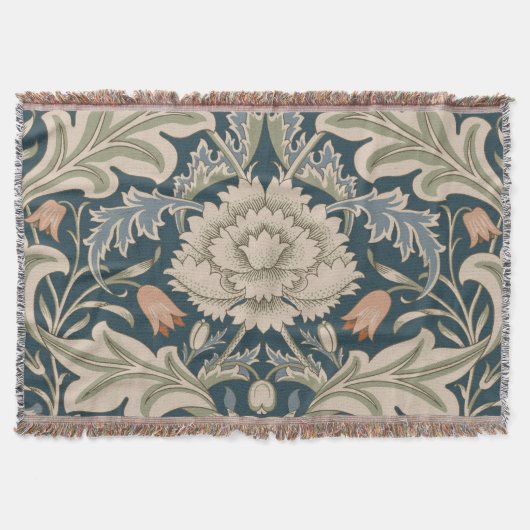 William Morris Severn Bloementuin Bloemen Classic Deken (Voorkant)