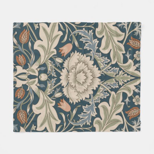 William Morris Severn Bloementuin Bloemen Classic Fleece Deken (Voorkant (Horizontaal))