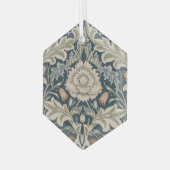 William Morris Severn Bloementuin Bloemen Classic Glas Ornament (Voorkant links)