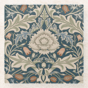 William Morris Severn Bloementuin Bloemen Classic Glazen Onderzetter
