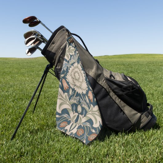 William Morris Severn Bloementuin Bloemen Classic Golfhanddoek (Groen)