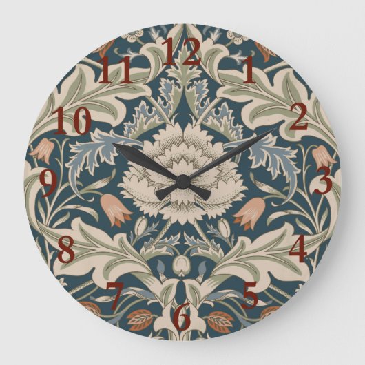 William Morris Severn Bloementuin Bloemen Classic Grote Klok (Voorkant)