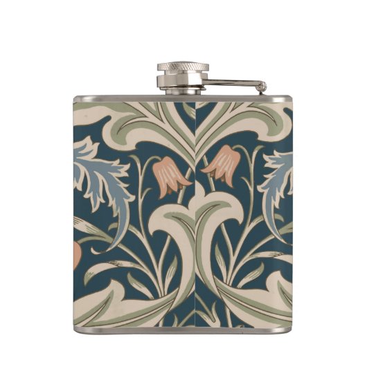 William Morris Severn Bloementuin Bloemen Classic Heupfles (Achterkant)