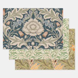 William Morris Severn Bloementuin Bloemen Classic Inpakpapier Vel