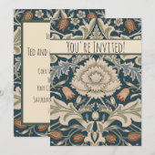 William Morris Severn Bloementuin Bloemen Classic Kaart (Voorkant / Achterkant)