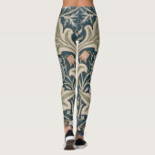 William Morris Severn Bloementuin Bloemen Classic Leggings (Achterkant)