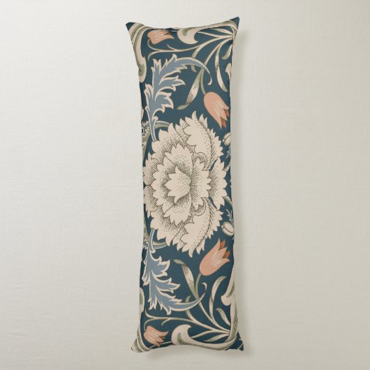 William Morris Severn Bloementuin Bloemen Classic Lichaamskussen (Achterkant (Verticaal))