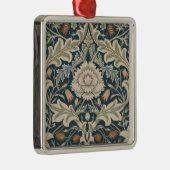 William Morris Severn Bloementuin Bloemen Classic Metalen Ornament (Rechts)