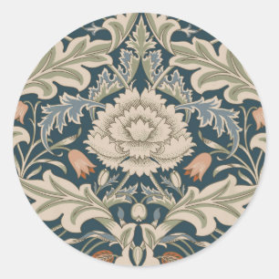William Morris Severn Bloementuin Bloemen Classic Ronde Sticker