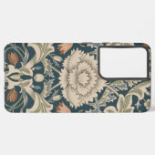 William Morris Severn Bloementuin Bloemen Classic Samsung Galaxy Hoesje (Linkerkant)