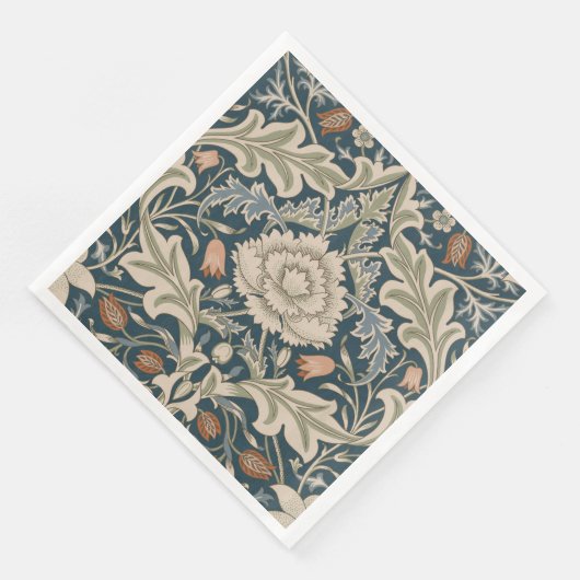 William Morris Severn Bloementuin Bloemen Classic Servet (Hoek)