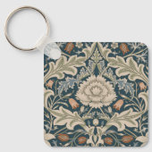 William Morris Severn Bloementuin Bloemen Classic Sleutelhanger (Voorkant)