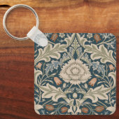 William Morris Severn Bloementuin Bloemen Classic Sleutelhanger (Voorkant)
