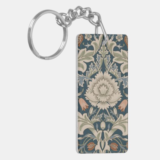William Morris Severn Bloementuin Bloemen Classic Sleutelhanger (Voorkant Links)