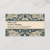 William Morris Severn Bloementuin Bloemen Classic Visitekaartje (Voorkant)