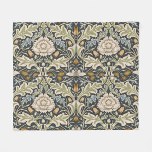 William Morris Severn Bloemmotief Klassieker Fleece Deken