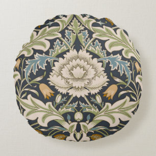 William Morris Severn Bloemmotief Klassieker Rond Kussen