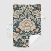 William Morris Severn Bloemtuin Bloemenklassieker Golfhanddoek (Insitu)