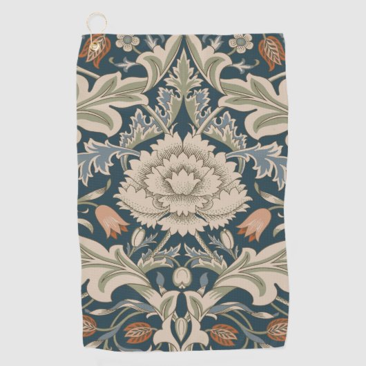 William Morris Severn Bloemtuin Bloemenklassieker Golfhanddoek (Voorkant)