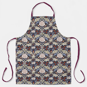 William Morris Severn Blue Floral Flowers Schort