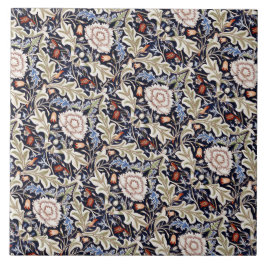 William Morris Severn Blue Floral Flowers Tegeltje