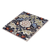 William Morris  Severn Blue Floral Flowers Tegeltje (Zijkant)