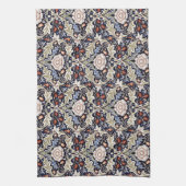 William Morris  Severn Blue Floral Flowers Theedoek (Verticaal)