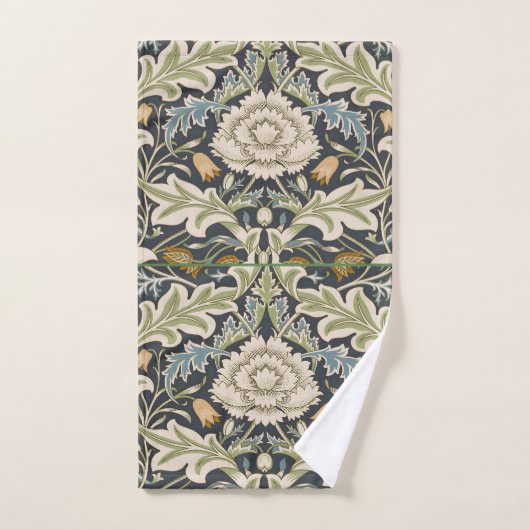 William Morris Severn Floral Pattern Classic Bad Handdoek (Handdoek)