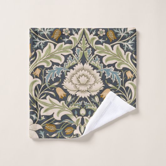 William Morris Severn Floral Pattern Classic Bad Handdoek (Wasdoekje)