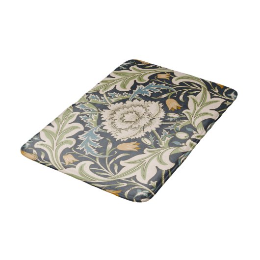 William Morris Severn Floral Pattern Classic Badmat (Gekanteld)