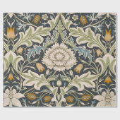 William Morris Severn Floral Pattern Classic Cadeaupapier (Vlak)