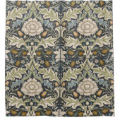 William Morris Severn Floral Pattern Classic Douchegordijn (Voorkant)