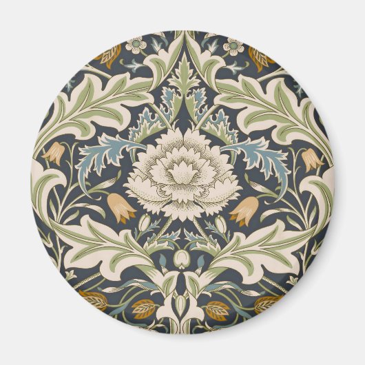 William Morris Severn Floral Pattern Classic Magneet (Voorkant)