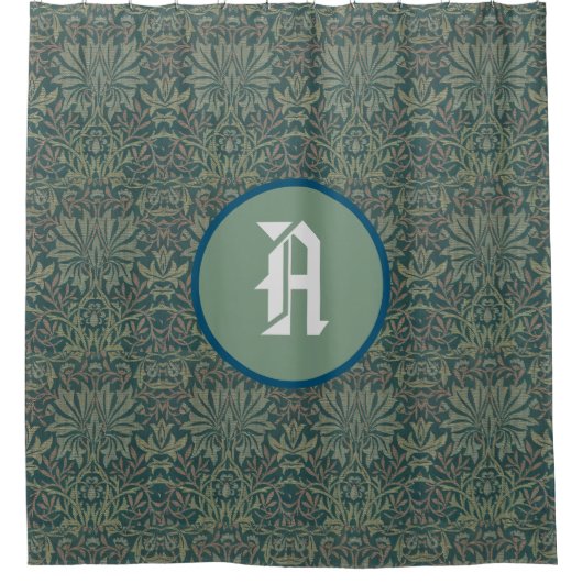 William Morris SHOWER CURTAIN CUSTOM INITIAAL Douchegordijn (Voorkant)