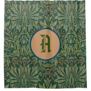 William Morris SHOWER CURTAIN CUSTOM INITIAAL Douchegordijn