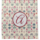 William Morris SHOWER CURTAIN MET INITIAAL Douchegordijn (Voorkant)