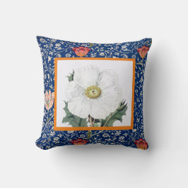 William Morris SIERKUSSEN MET TULIP EN POPPY