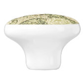 William Morris  sierlijke bloemige keramische knop (Zijkant)