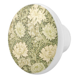 William Morris sierlijke bloemige keramische knop