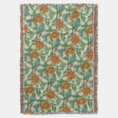 William Morris Single Stem  Bloembloemen Deken (Voorkant Verticaal)