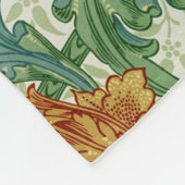 William Morris Single Stem Bloembloemen Fleece Deken (Hoek)