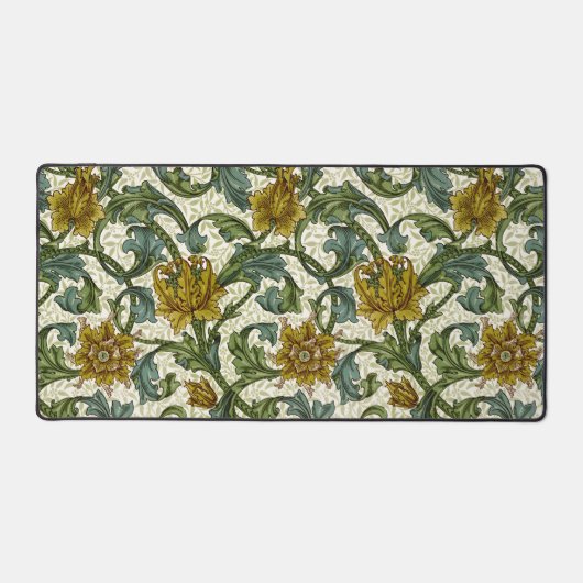 William Morris Single Stem Floral Pattern Bureaumat (Voorkant)