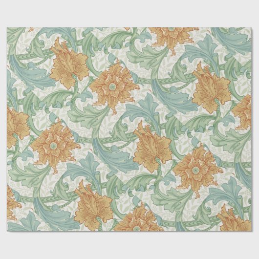 William Morris Single Stem Floral Pattern Cadeaupapier (Vlak)