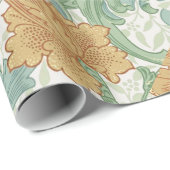 William Morris Single Stem Floral Pattern Cadeaupapier (Rol Hoek)