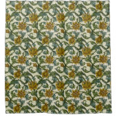 William Morris Single Stem Floral Pattern Douchegordijn (Voorkant)