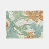 William Morris Single Stem Floral Pattern Fleece Deken (Voorkant (Horizontaal))